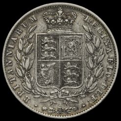 1840 Queen Victoria Young Head Silver Half Crown Reverse