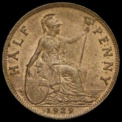 1929 George V Halfpenny Reverse