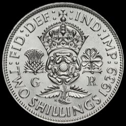 1939 George VI Silver Two Shilling Coin / Florin Reverse