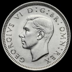 1945 George VI Silver Sixpence Obverse