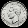 1942 George VI Silver Sixpence Obverse