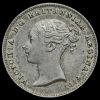1839 Queen Victoria Silver Fourpence / Groat Obverse