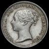 1842 Queen Victoria Young Head Silver Fourpence / Groat Obverse