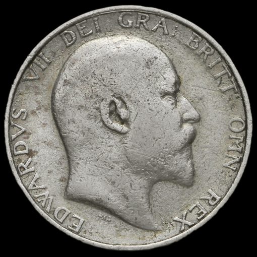 1904 Edward VII Silver Shilling Obverse