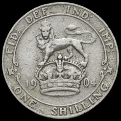 1904 Edward VII Silver Shilling Reverse
