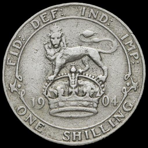 1904 Edward VII Silver Shilling Reverse