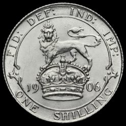 1906 Edward VII Silver Shilling Reverse