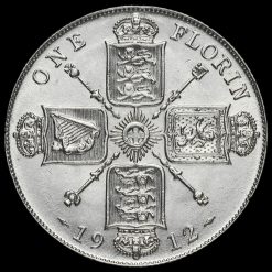 1912 George V Silver Florin Reverse