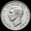 1939 George VI Silver Half Crown Obverse