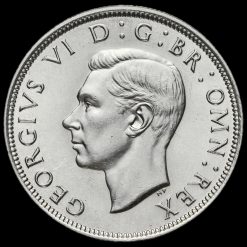1939 George VI Silver Half Crown Obverse