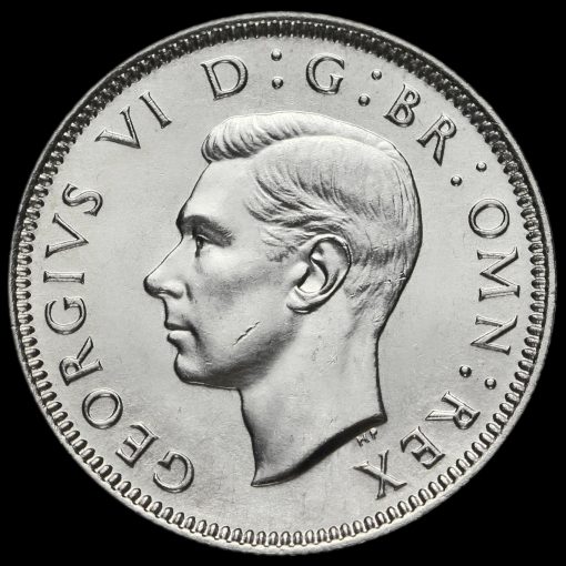 1939 George VI Silver Scottish Shilling Obverse