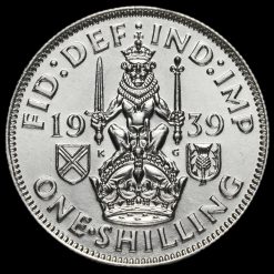 1939 George VI Silver Scottish Shilling Reverse