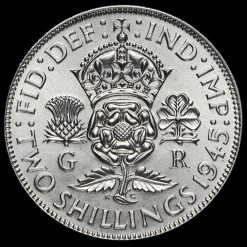1945 George VI Silver Two Shilling Coin / Florin Reverse