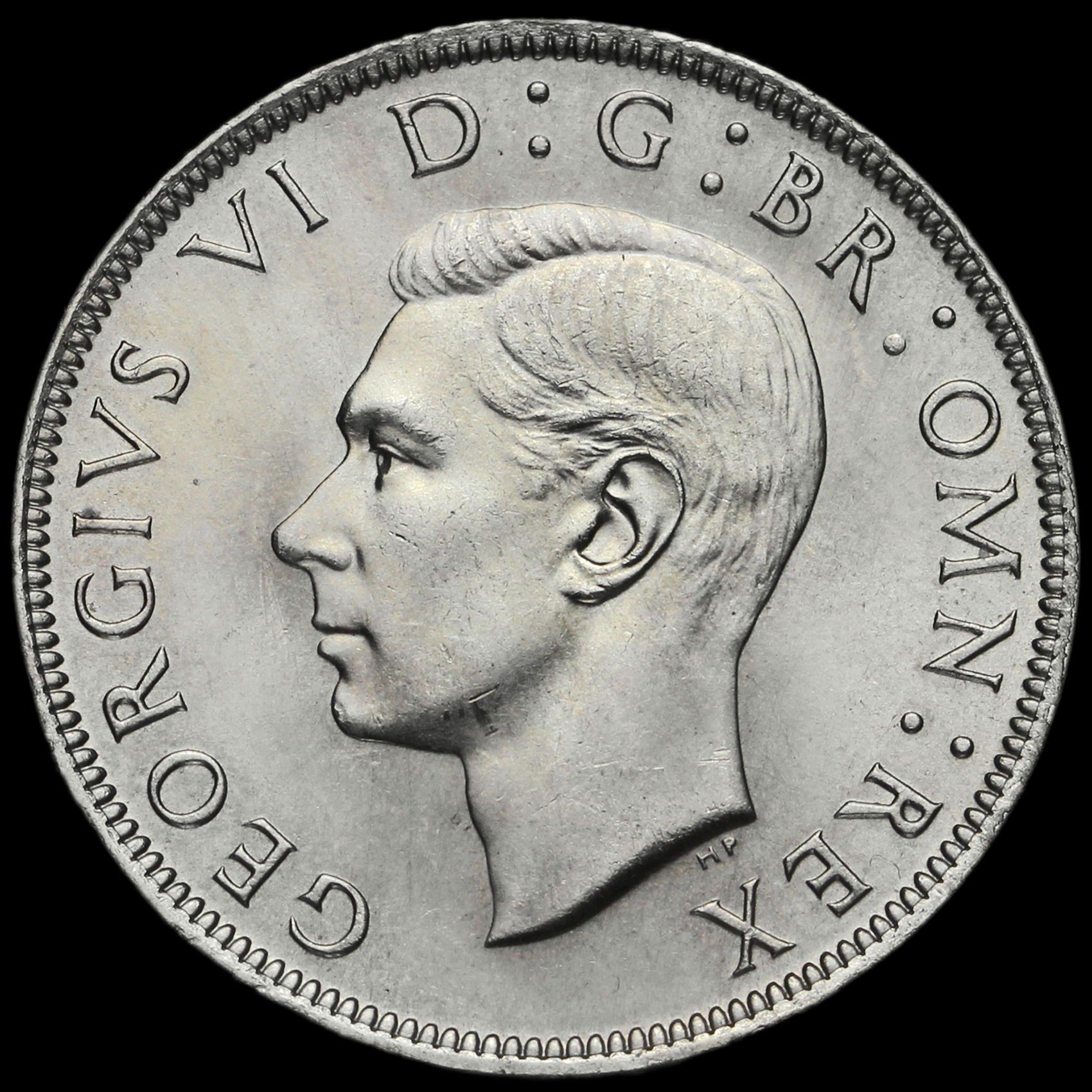 1951 VI Half Crown, A/UNC