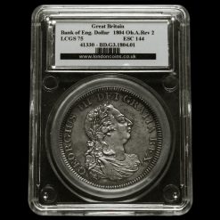 1804 George III Bank of England Issue Silver Dollar