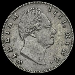 British India 1835 William IV One Rupee Obverse