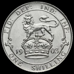 1903 Edward VII Silver Shilling Reverse