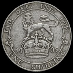 1905 Edward VII Silver Shilling Reverse