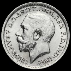 1912 George V Silver Threepence Obverse