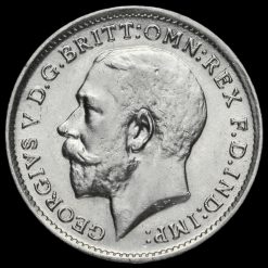 1913 George V Silver Threepence Obverse