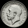 1913 George V Silver Sixpence Obverse