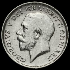 1913 George V Silver Sixpence Obverse