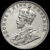 British India 1918 George V One Rupee Obverse