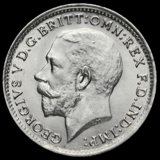 1920 George V Silver Threepence Obverse