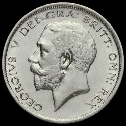 1920 George V Silver Half Crown Obverse
