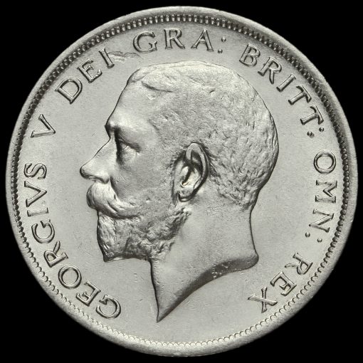 1920 George V Silver Half Crown Obverse