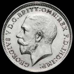 1921 George V Silver Threepence Obverse