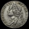 1745 George II Early Milled Silver Lima Shilling Obverse