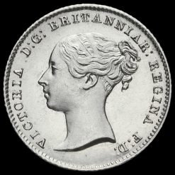 1838 Queen Victoria Young Head Silver Fourpence / Groat Obverse