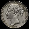 1844 Queen Victoria Young Head Silver Crown Obverse