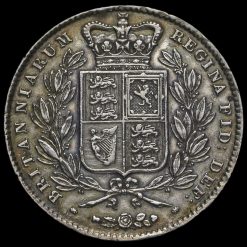 1844 Queen Victoria Young Head Silver Crown Reverse