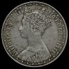 1880 Queen Victoria Gothic Florin Obverse