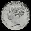 1885 Queen Victoria Young Head Silver Threepence Obverse