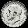 1917 George V Silver Sixpence Obverse
