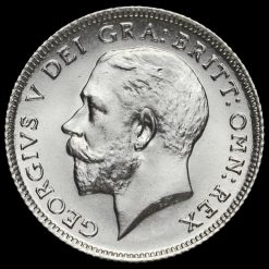 1920 George V Silver Sixpence Obverse