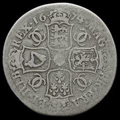 1674 Charles II Early Milled Silver Half Crown Reverse
