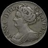 1711 Queen Anne Early Milled Silver Sixpence Obverse