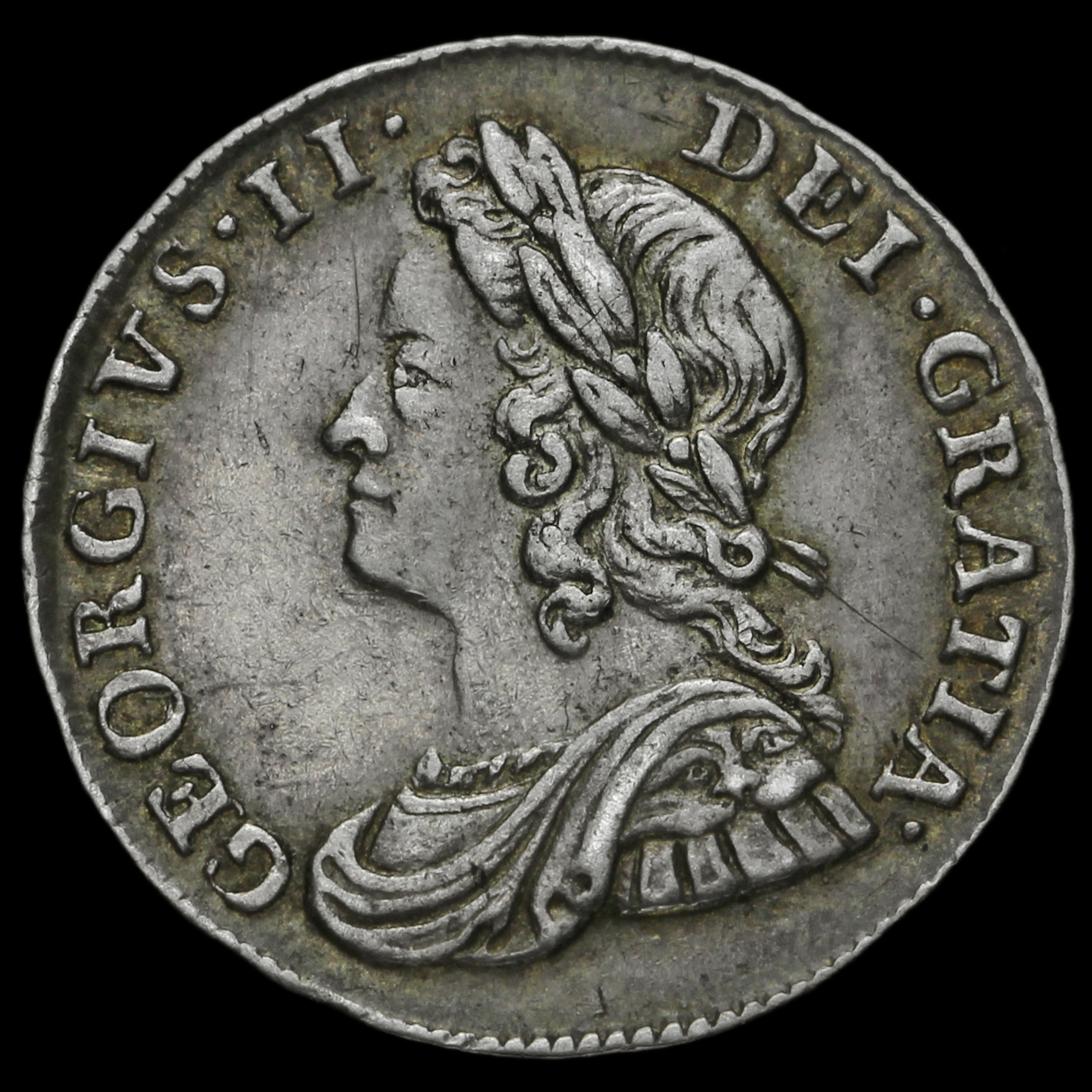 1740 George II Early Milled Silver Threepence