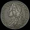 1745 George II Early Milled Silver Lima Half Crown Obverse
