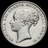1853 Queen Victoria Young Head Silver Shilling Obverse