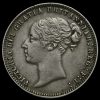 1878 Queen Victoria Young Head Silver Sixpence Obverse