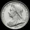 1893 Queen Victoria Veiled Head Silver Threepence Obverse