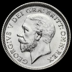 1926 George V Silver Sixpence Obverse