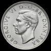 1937 George VI Silver Half Crown Obverse