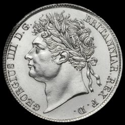 1822 George IV Milled Silver Maundy Fourpence Obverse