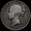 1845 Queen Victoria Young Head Silver Half Crown Obverse